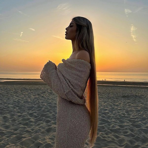 Long-sleeved Dress Sexy