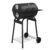 Black Cylinder With Side Panels And Wheels
