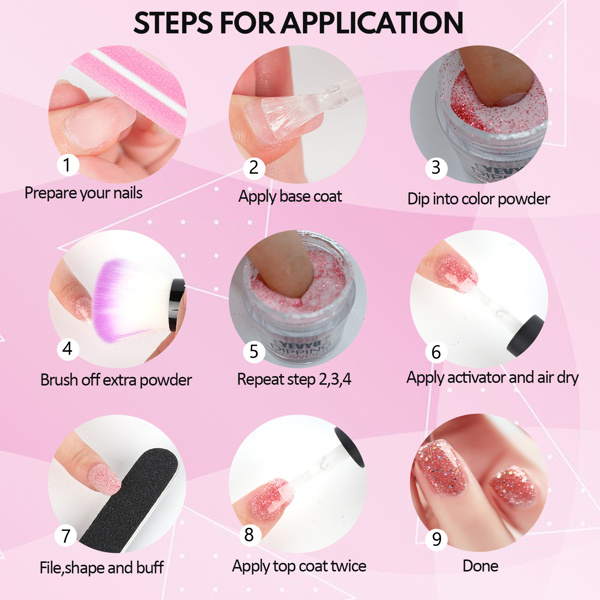 Powder Nail Kit With Drill And UV