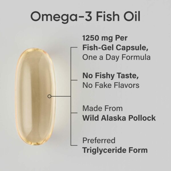 Triple Strength Omega 3 Fish Oil Supplement